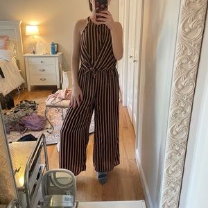 Sienna Sky Striped Jumpsuit
